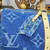 LV M24315 Louis Vuitton Keepall Bandoulière 45 Bag Blue
