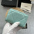 Chanel AP0945 CARD HOLDER Lambskin Blue