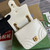 Gucci 739682 GG Marmont Matelassé mini tote bag White