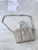 Givenchy BB50J0B00D Mini Antigona Lock Bag in Box Leather Gray