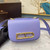 Delvaux AA0574 Lingot Alpina Calf Bag Purple