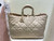Dior M2820 Large Dior Toujours Bag Beige Macrocannage Calfskin