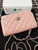 Chanel AP3645 Woc Wallet on Chain Pink Shiny Crumpled Calfskin Strass & Ruthenium Finish Metal