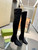 Gucci Women Shoes Style ‎678278 HVKL0 9786 Knee-high boot with harness 191535