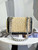Chanel AS1116 Small Flap bag Raffia A69900 Beige & Black