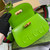 Gucci 675797 Gucci Bamboo 1947 Small Top Handle Bag Green patent leather