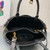 Prada 1BA418 Small Leather Handbag With Belt Black