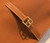 Hermes halzan 25 clemence stamp B Gold H98806