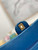 Chanel A01112 Flap Handbag Classic Grained shiny Calfskin Navy Blue Gold