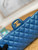Chanel A01112 Flap Handbag Classic Grained shiny Calfskin Navy Blue Gold