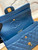 Chanel A01112 Flap Handbag Classic Grained shiny Calfskin Navy Blue Gold