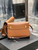 YSL 675626 Manhattan Small Shoulder Bag In Box Saint Laurent Leather Caramel