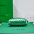 BV 585852 Bottega Veneta Mini Pouch Buckskin leather clutch with strap metallic Green