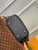 LV M21848 Louis Vuitton Blossom PM Mahina Tote Bag Black