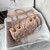 Chanel AS1118 Flap bag Satin fabric Pink
