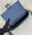 Fendi 8BR600 Baguette Medium Royal Blue leather 0135M bag