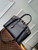 LV M22914 Louis Vuitton Lock It MM Bag Black