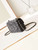 Chanel AS1119 Small Flap Classic Handbag Black Denim beaded sequin bag
