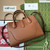 Gucci 727810 Jackie 1961 small natural grain tote in brown leather