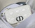 Dior M9243 Large Quilted Macrocannage Calfskin White with Black logo