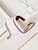 Chanel 24C A01113 Flap Handbag Classic Bag Cotton Tweed A69900 Pink and White