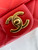 Chanel AS4861 Small Flap Bag Pearly Lambskin Imitation Pearls & Gold-Tone Metal Red