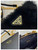 Prada 1NR015 Shearling and Saffiano leather mini-pouch Black