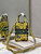 Dior S5555 Mini Dior Book Tote Phone Bag Yellow multicolor Deer embroidery S1106