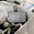 Chanel AS2431 Mini flap Gray Lambskin bag with top handle Gold