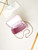 Chanel AP3804 Clutch Lambskin Vanity Box bag With Pearl handle Pink
