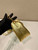 Prada Leather Prada Triangle shoulder bag 1BH190 Gold