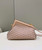 Fendi 8BP129 First Small Pink braided leather bag 80103