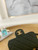 Chanel AS3652 Small Flap Bag with Top Handle Calfskin & Gold-Tone Metal Dark Green