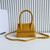 Jacquemus 222553 Yellow 'Le Chiquito Moyen' Bag