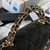 Chanel AP3237 Clutch with chain Grained Shiny Calfskin Gold With Handle Bag Black