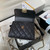 Chanel AP3237 Clutch with chain Grained Shiny Calfskin Gold With Handle Bag Black