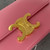 Celine 197992 Chain Shoulder Bag Claude In Triomphe Canvas Pink