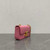 Celine 197992 Chain Shoulder Bag Claude In Triomphe Canvas Pink