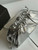 BV 585852 Bottega Veneta Mini Pouch Lambskin leather clutch with strap metallic Sliver