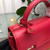 Delvaux AA0617 Tempête Crush Bag Red