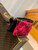 LV M58980 Louis Vuitton Maxi Multi Pochette Accessoires Bag M58977 Black and Fuchsia