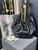 Loewe A914Q37X01 Medium Squeeze bag in nappa lambskin Black