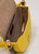 Fendi 8BT346 Moonlight Shoulder Saddle Leather Bag Yellow