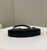 Fendi O'Lock Swing Camellia leather pouch 8BS068 Black