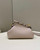 Fendi 8BP129 First Small Fuchsia leather and python leather bag 80043M Light Pink