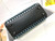 Dior S0856 Micro Lady Dior Bag Horizon Black Metallic Cannage Lambskin with Blue embroidery sequins