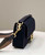 Fendi 8BR600 Baguette Medium bag with FF embroidery 0159A Black