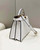 Fendi 8BN327 Peekaboo ISeeU Small White leather bag