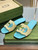 Gucci 694451 Women's Interlocking G cut-out slide sandal G66765