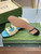 Gucci 694451 Women's Interlocking G cut-out slide sandal G66765